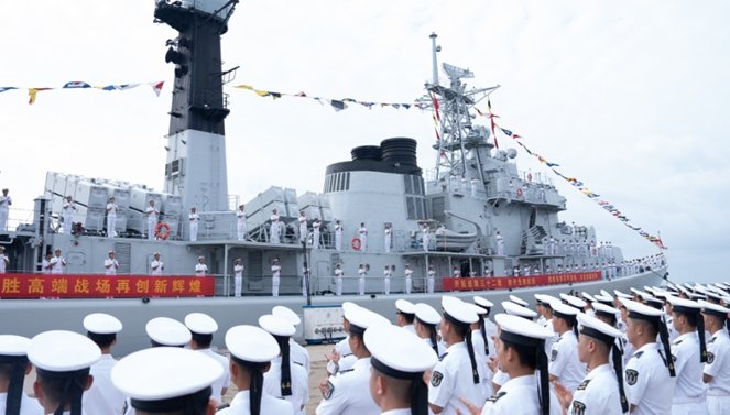 福建海警位金门附近海域依法开展常态执